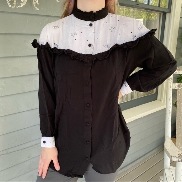 Lazy Oaf Dresses & Skirts - Lazy Oaf x Disney 101 Dalmatians Shirt Dress size SM